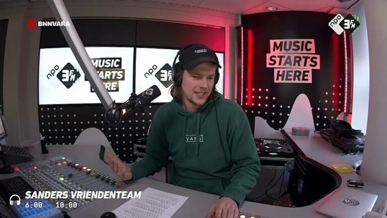 Sander Hoogendoorn 3FM interview