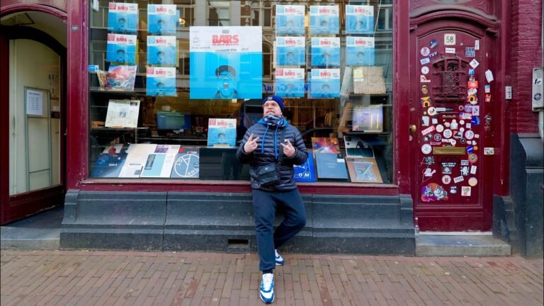 Bars in the window at Concerto, Amsterdam
